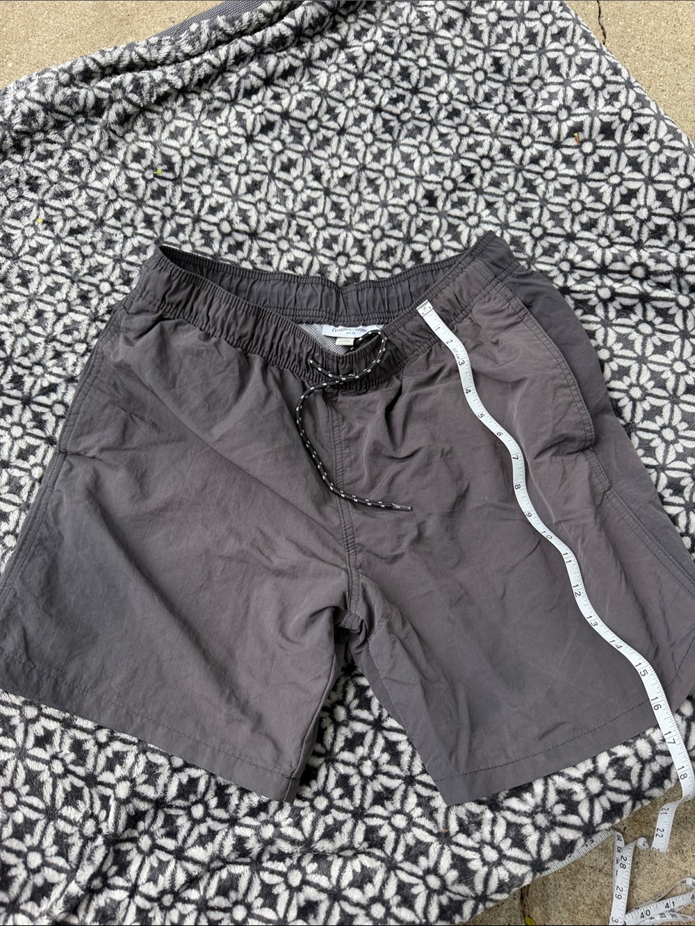 Goodfellow & Co Charcoal Gray Swim Trunks